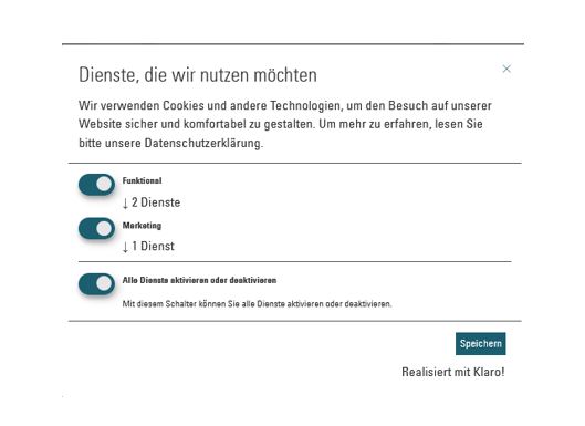 Screenshot - Zustimmung der Cookies-Rechten von der KEFF+ Seite