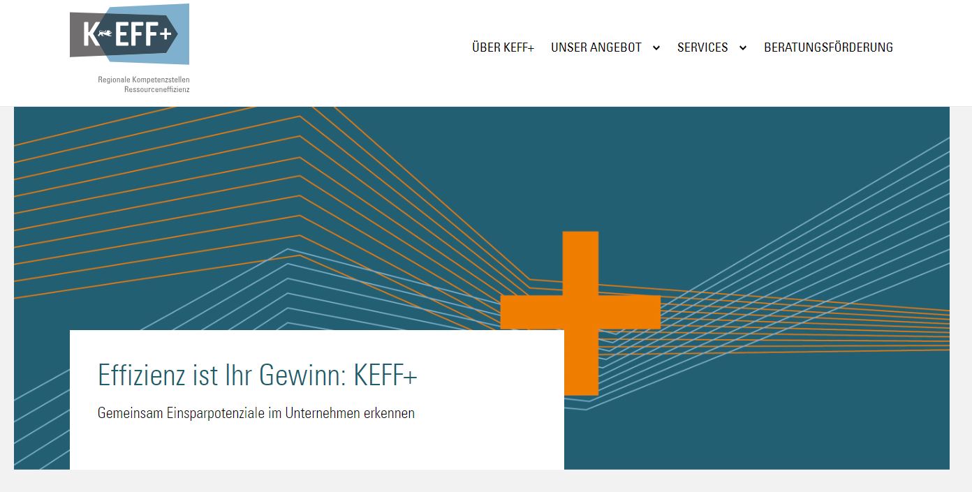 Screenshot des Hauptmenüs von KEFF+