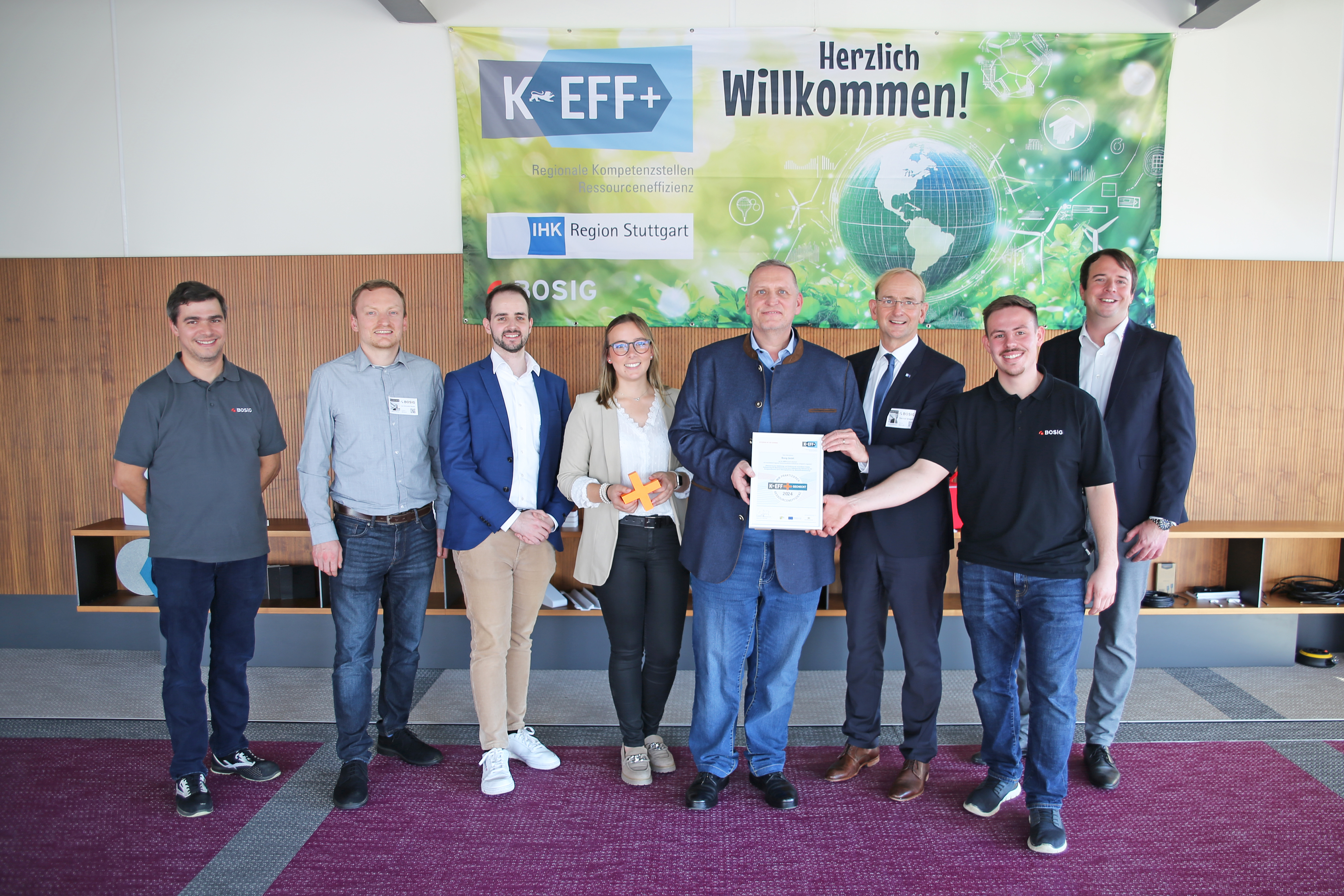 KEFF+Label für die Bosig GmbH