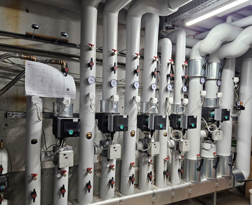 Anschluss an die Nahwärmeversorgung