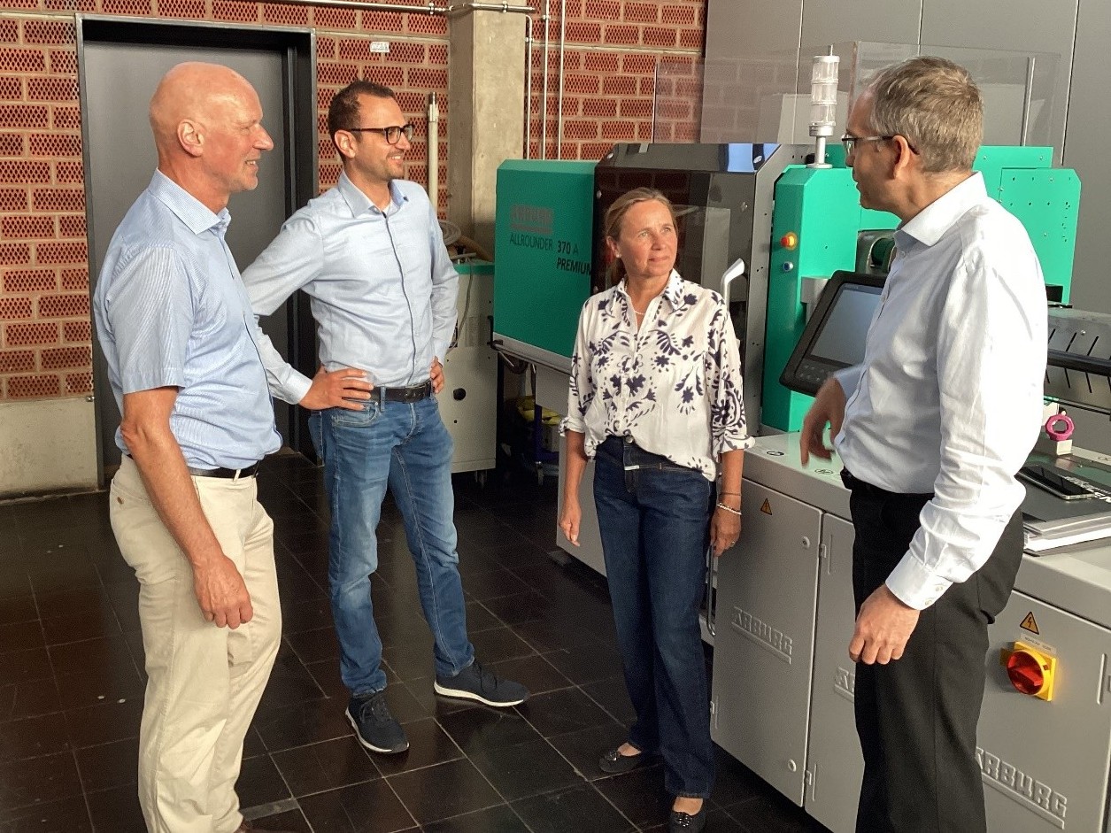 Die KEFF+Moderatoren beim Besuch des PIK in Heilbronn