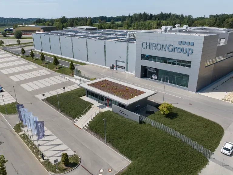 Das Firmengelände der CHIRON Group SE