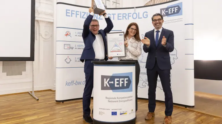Freude über den 1. Platz bei Autohaus Weeber